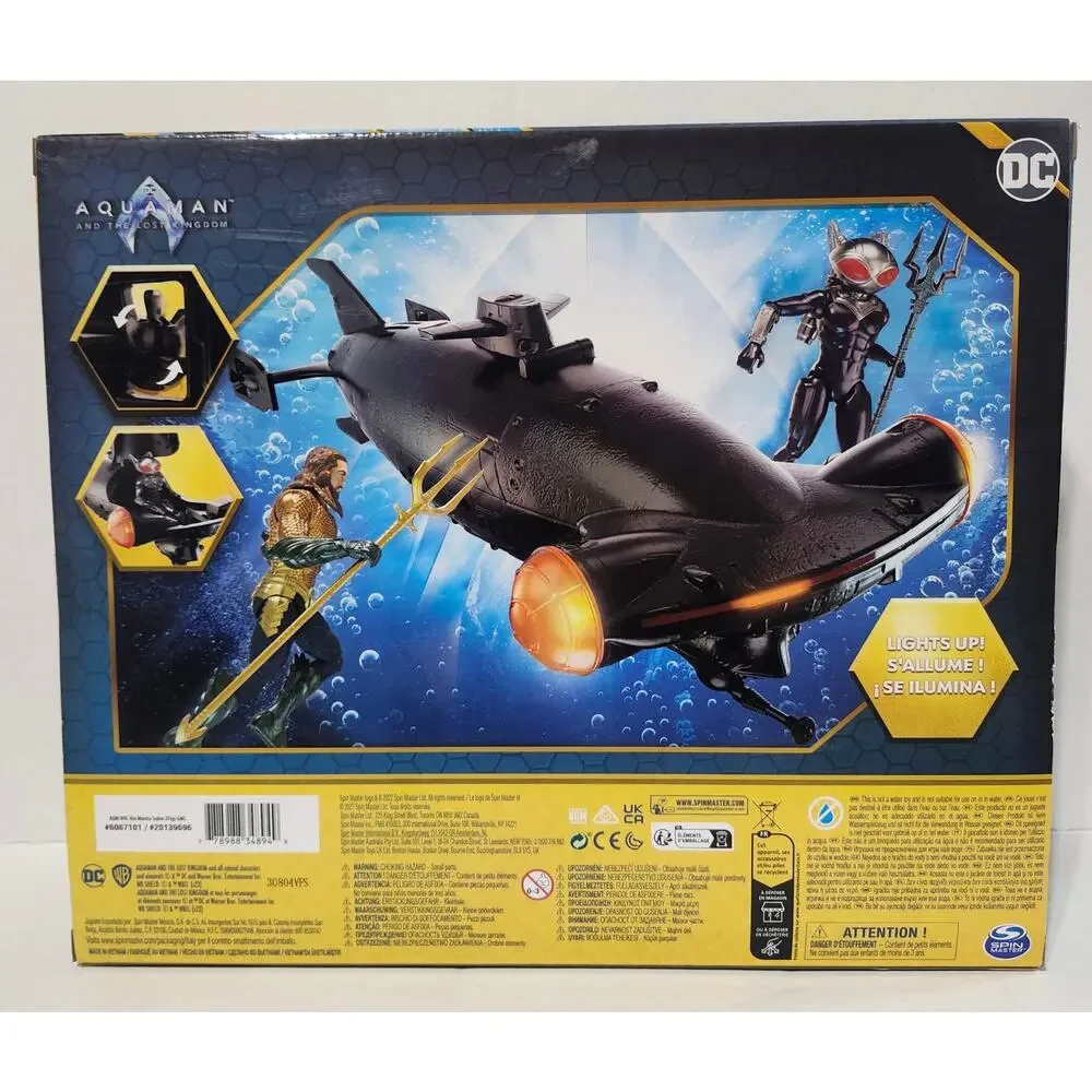 Aquaman Lost Kingdom Aquaman vs Black Manta Battle Set Lights Sounds DC
